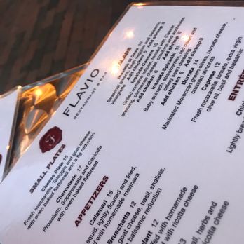 Flavio Restaurant DC - Menu - Italian Near Me - Washington, DC, District of Columbia
