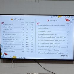 Menu (as of 02/19/22)