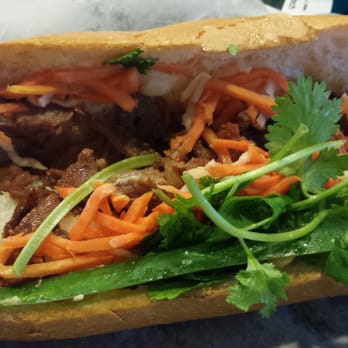 Lee's Bakery - Grilled pork sandwich without the jalapeños and peppers - Vietnamese Near Me - Atlanta, Georgia