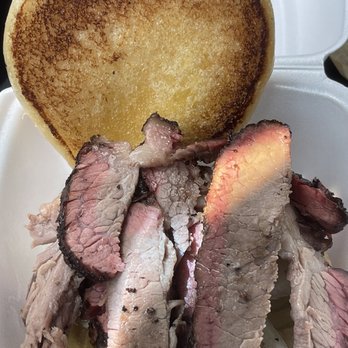 Southside Market & Barbeque - Sliced brisket sandwich (regular size) to go - Meat Shops Near Me - Elgin, Texas Southside Market & Barbeque - Sliced brisket sandwich (regular size) to go - Meat Shops Near Me - Elgin, Texas