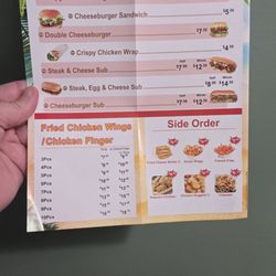 The Chicken Shack - Menu