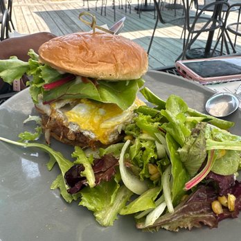 Cafe Sophie - Burger with eggs - Breakfast & Brunch Near Me - Gaithersburg, Maryland Cafe Sophie - Burger with eggs - Breakfast & Brunch Near Me - Gaithersburg, Maryland