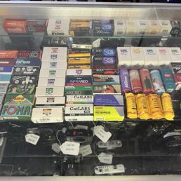 Some of the many film stocks they had.