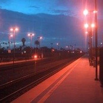 Oceanside Metrolink Station - The Station at night - Public Transportation Near Me - Oceanside, California Oceanside Metrolink Station - The Station at night - Public Transportation Near Me - Oceanside, California