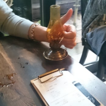 The Parlour - Word to the wise, at 2pm flowers are swapped for candles. #ambiance - Pizza Near Me - Vancouver, British Columbia