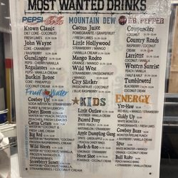 Strawz Waterin’ Hole & Fixin’s - Menu