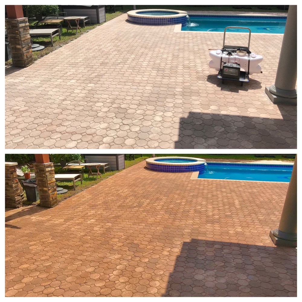Slide of South Florida Paver Sealing & Softwash