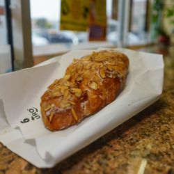 Top of the Hill Cafe - Almond croissant $4.75