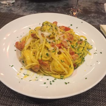 Francoli Gourmet - Shrimp and zaffron sauce pasta.:-) - Italian Near Me - Orange, California