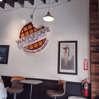 Waffle Cafe Detroit - Inside - Waffles Near Me - Detroit, Michigan