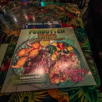 Rainforest Cafe - The forgotten forest menu - American Near Me - Ontario, California