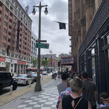 The United Theater - Line entering into the theater (May 2024) - Performing Arts Near Me - Los Angeles, California