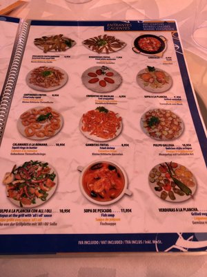 Menu photo 3 El Caracol Santa Magdalena de Polpís, C