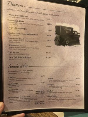 Menu photo 1 Jioio's Restaurant Latrobe, PA Menu photo 1 Jioio's Restaurant Latrobe, PA