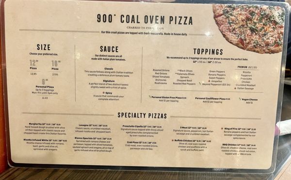 Menu photo 8 Coal Fire Ellicott City, MD Menu photo 8 Coal Fire Ellicott City, MD