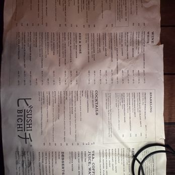 Sushi Bichi - Menu - Sushi Bars Near Me - Miami Beach, Florida Sushi Bichi - Menu - Sushi Bars Near Me - Miami Beach, Florida
