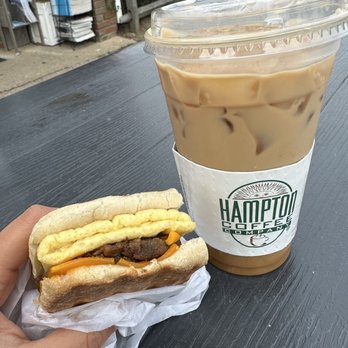 Hampton Coffee Company - Vegan egg sandwich - Coffee & Tea Near Me - Montauk, New York Hampton Coffee Company - Vegan egg sandwich - Coffee & Tea Near Me - Montauk, New York