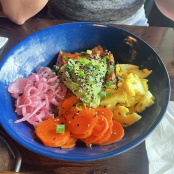 The Terrace - Salmon Poke Bowl - Asian Fusion Near Me - Hanalei, Hawaii