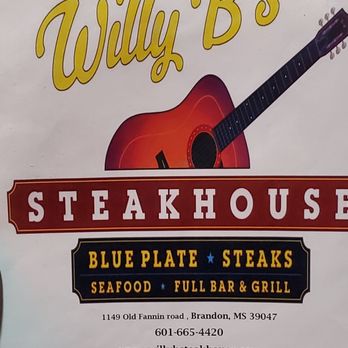 Willy B's Steakhouse - Steakhouses Near Me - Brandon, Mississippi Willy B's Steakhouse - Steakhouses Near Me - Brandon, Mississippi