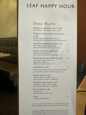 Menu photo 2 Leaf Vegetarian Restaurant Boulder, CO Menu photo 2 Leaf Vegetarian Restaurant Boulder, CO