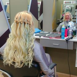 Great Clips - Holly's 'waterfall braid's by Jamie @ great clips Heber! Sept. 2018
