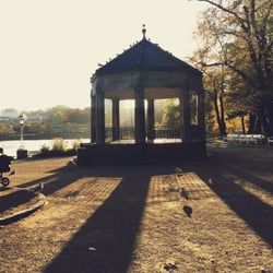 Byparken - Sunset in the park