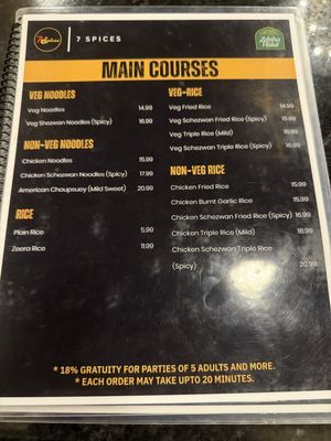 Menu photo 2 7 Spices Skokie, IL Menu photo 2 7 Spices Skokie, IL