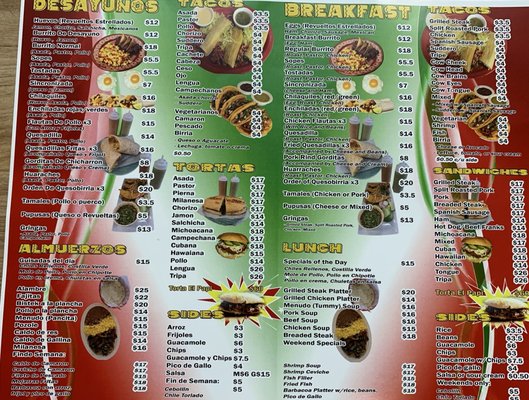 Menu photo 2 Tacos El Papi y Blanca's Bakery Pompano Beach, FL Menu photo 2 Tacos El Papi y Blanca's Bakery Pompano Beach, FL