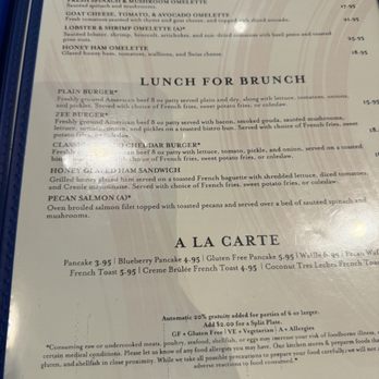 Chez Zee American Bistro - Menu - Desserts Near Me - Austin, Texas