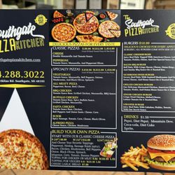 Southgate Pizza Kitchen - Menu - 1/2026 - Front