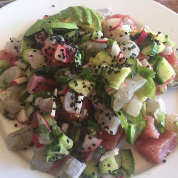 Puerto Cocina Urbana - Ceviche with shrimp and tuna - Seafood Near Me - Tijuana, BCN
