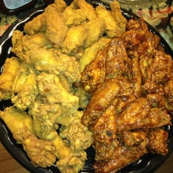Caterlaine Catering & Event Planning Services - Deep fried chicken and Honey Bar b Que fried chicken