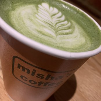 Misha's Coffee - Matcha latte. Good pastries and drinks but not an atmosphere I'd work in again. - Coffee & Tea Near Me - Alexandria, Virginia Misha's Coffee - Matcha latte. Good pastries and drinks but not an atmosphere I'd work in again. - Coffee & Tea Near Me - Alexandria, Virginia