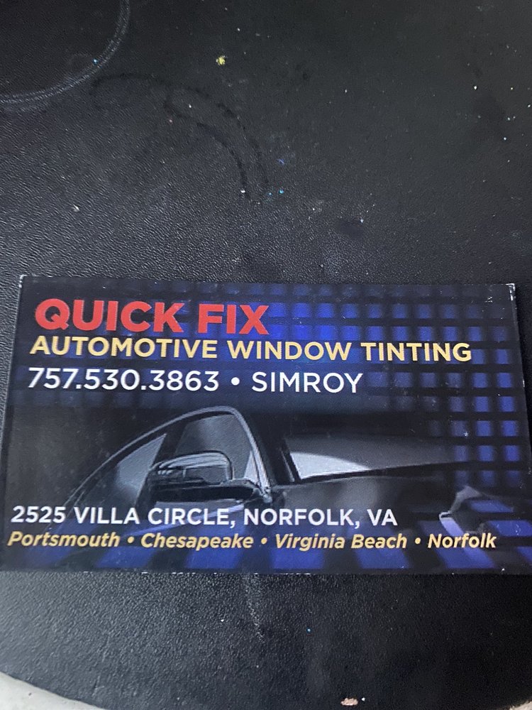 QUICKFIX AUTOMOTIVE WINDOW TINTING 71 Photos 2525 Villa Cir
