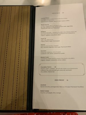 Menu photo 8 The Chandelier Bar New Orleans, LA Menu photo 8 The Chandelier Bar New Orleans, LA