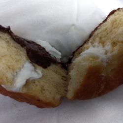 Bashas' - Donut #2 also filled (if you can call it that) with not even a teaspoon of buttercream.
