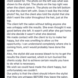 Eden Salon - Makes public post about pregnant yound woman.