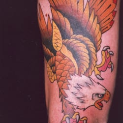 Spyglass Tattoo - neo-traditional eagle