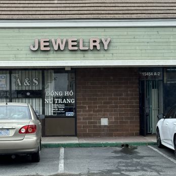 A & S Jewelry - The storefront. Go to the blue irondoor - Watch Repair Near Me - Westminster, California