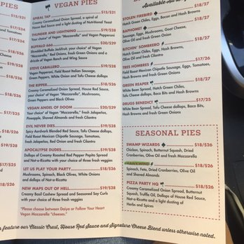 Sizzle Pie - Menu 2 of 3 - Pizza Near Me - Portland, Oregon Sizzle Pie - Menu 2 of 3 - Pizza Near Me - Portland, Oregon