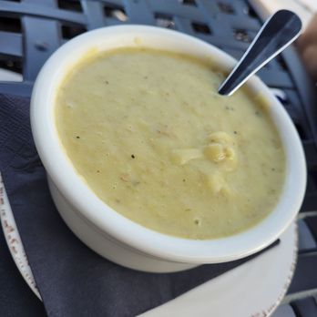 Cobblestone On Main - Potato n green onion soup of the day - New American Near Me - Webster, New York Cobblestone On Main - Potato n green onion soup of the day - New American Near Me - Webster, New York