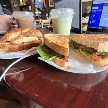The Library - Veggie Sandwich Bacon, Egg & Cheese Sandwich - Coffee & Tea Near Me - Long Beach, California The Library - Veggie Sandwich Bacon, Egg & Cheese Sandwich - Coffee & Tea Near Me - Long Beach, California