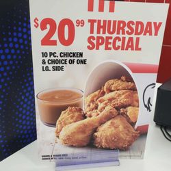 KFC - 10 Piece Original Recipe Chicken Bucket