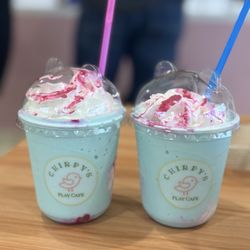 Chirpy's Play Cafe - Cotton candy milkshakes
