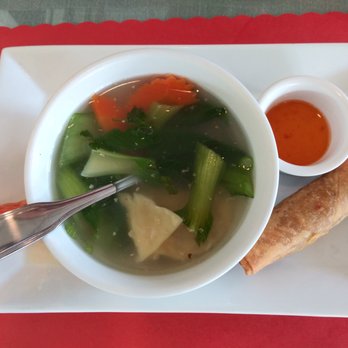 Imperial Palace - Wonton soup and spring roll - Thai Near Me - Hiram, Georgia