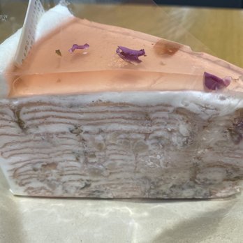 Motto Tea Cafe - Rose & Lychee Crepe Cake - Bubble Tea Near Me - San Gabriel, California Motto Tea Cafe - Rose & Lychee Crepe Cake - Bubble Tea Near Me - San Gabriel, California