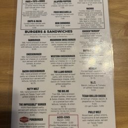 Menu as of 11/2024 Menu as of 11/2024