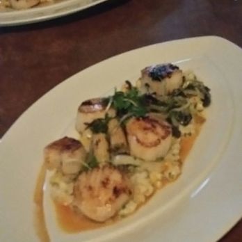Agave - Scallops with corn risotto - American Near Me - Sahuarita, Arizona Agave - Scallops with corn risotto - American Near Me - Sahuarita, Arizona