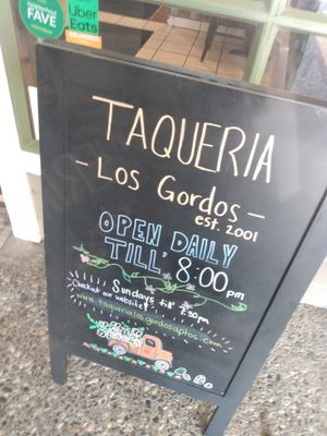 Menu photo 3 Taqueria Los Gordos Aptos, CA Menu photo 3 Taqueria Los Gordos Aptos, CA