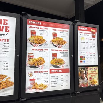 Raising Cane's Chicken Fingers - Drive thru menu - Fast Food Near Me - Chesapeake, Virginia